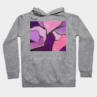 Abstract Painting 2c39 Fandango Fuchsia Lavender Hoodie